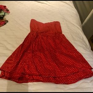 Kimchi Blue Red White Polka Dot StraEssDress